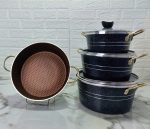 سرویس قابلمه 7 پارچه هلنا مدل فورج